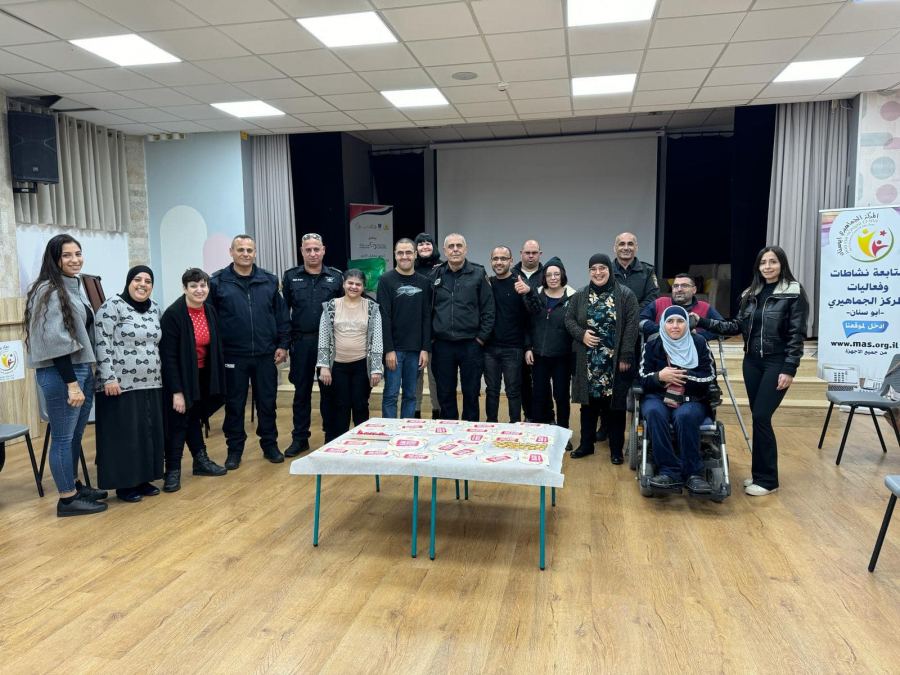 مجموعة الامل في الجماهيري أبو سنان يستقبلون رجال الشرطة ضمن شباط المميز